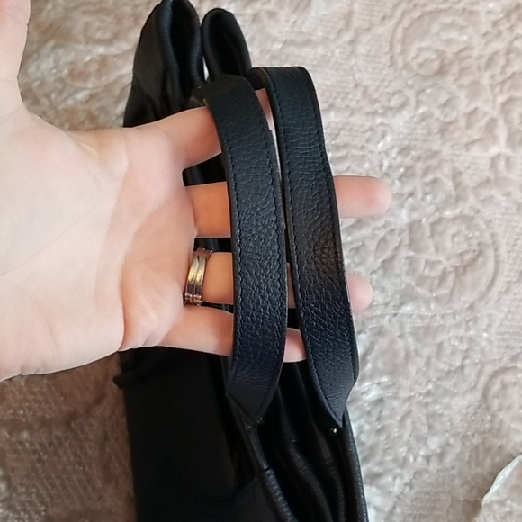 DIMONI navy leather handbag - Picture 14 of 14